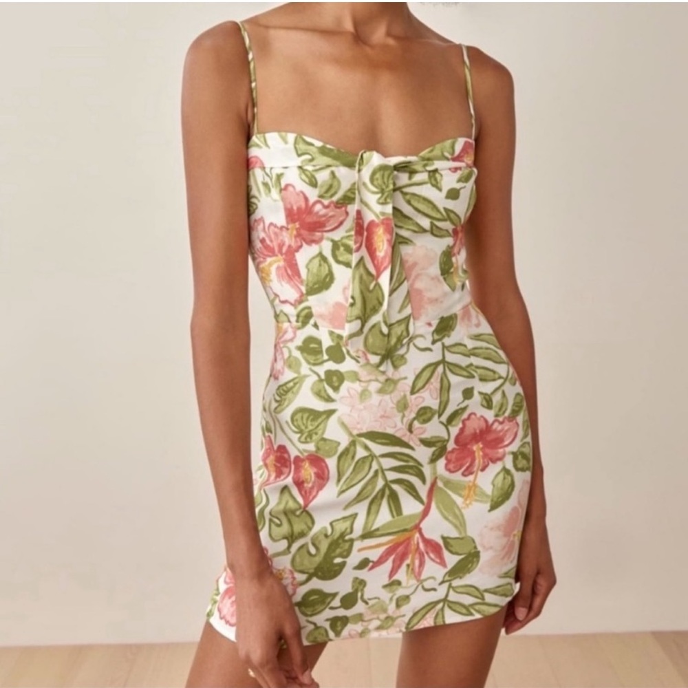 Reformation Helm Dress in Kauai Print Size 4 BNWT